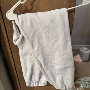 Brandy Melville White Track Pants